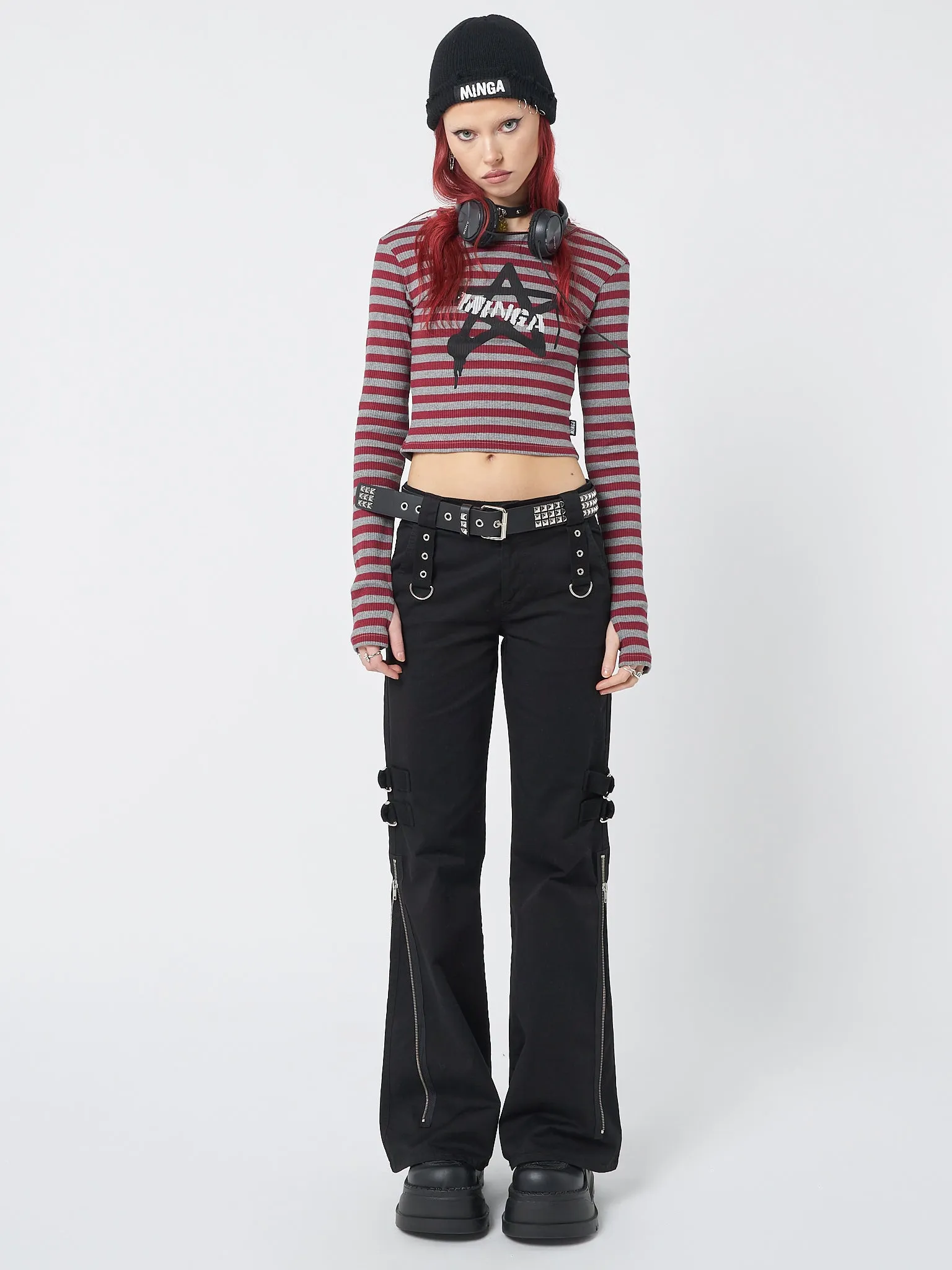 Star Sign Striped Rib Top sold by Minga London product image thumbnail 2
