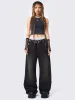 Echo Black Overdye Baggy Jeans sold by Minga London