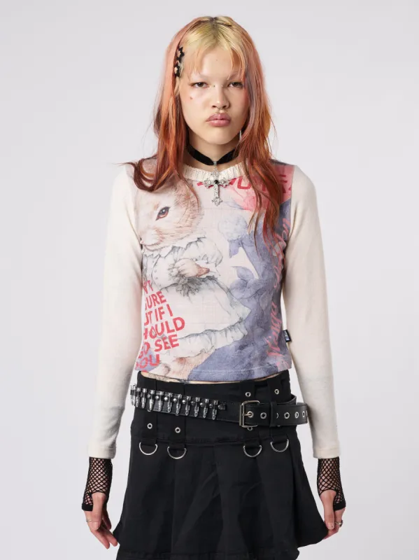 Main Character Rabbit Graphic Top sold by Minga London