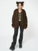 Eli Brown Zip Up Cable Knit Cardigan sold by Minga London