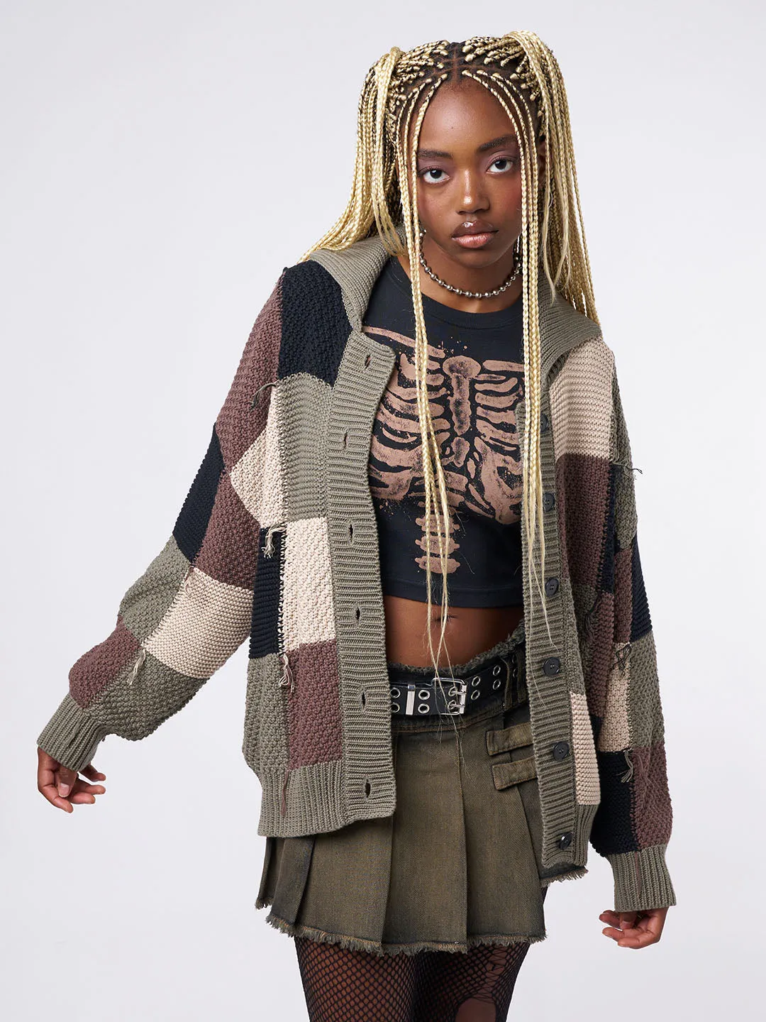 Flora Patchwork Cardigan sold by Minga London product image thumbnail 2