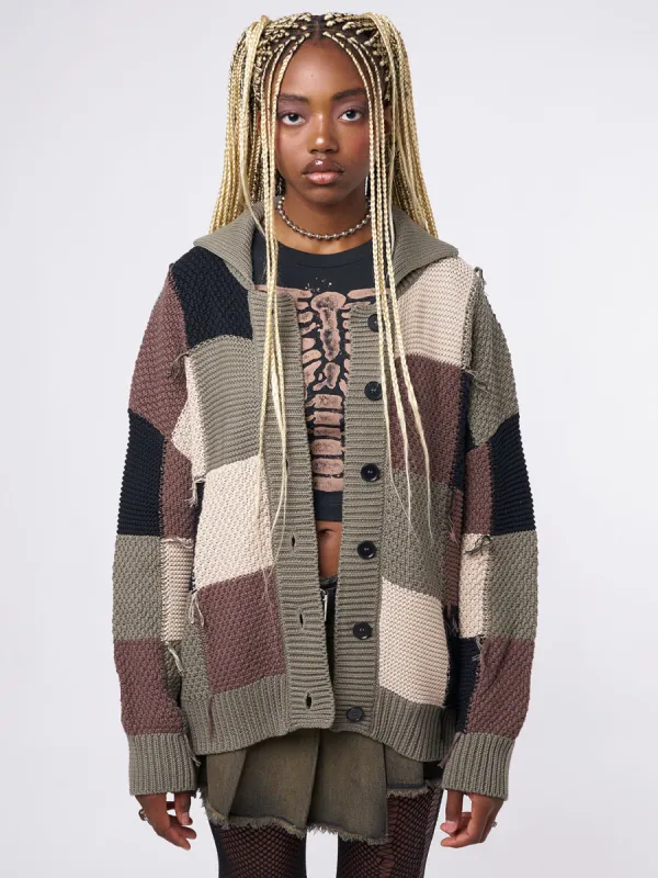 Flora Patchwork Cardigan sold by Minga London