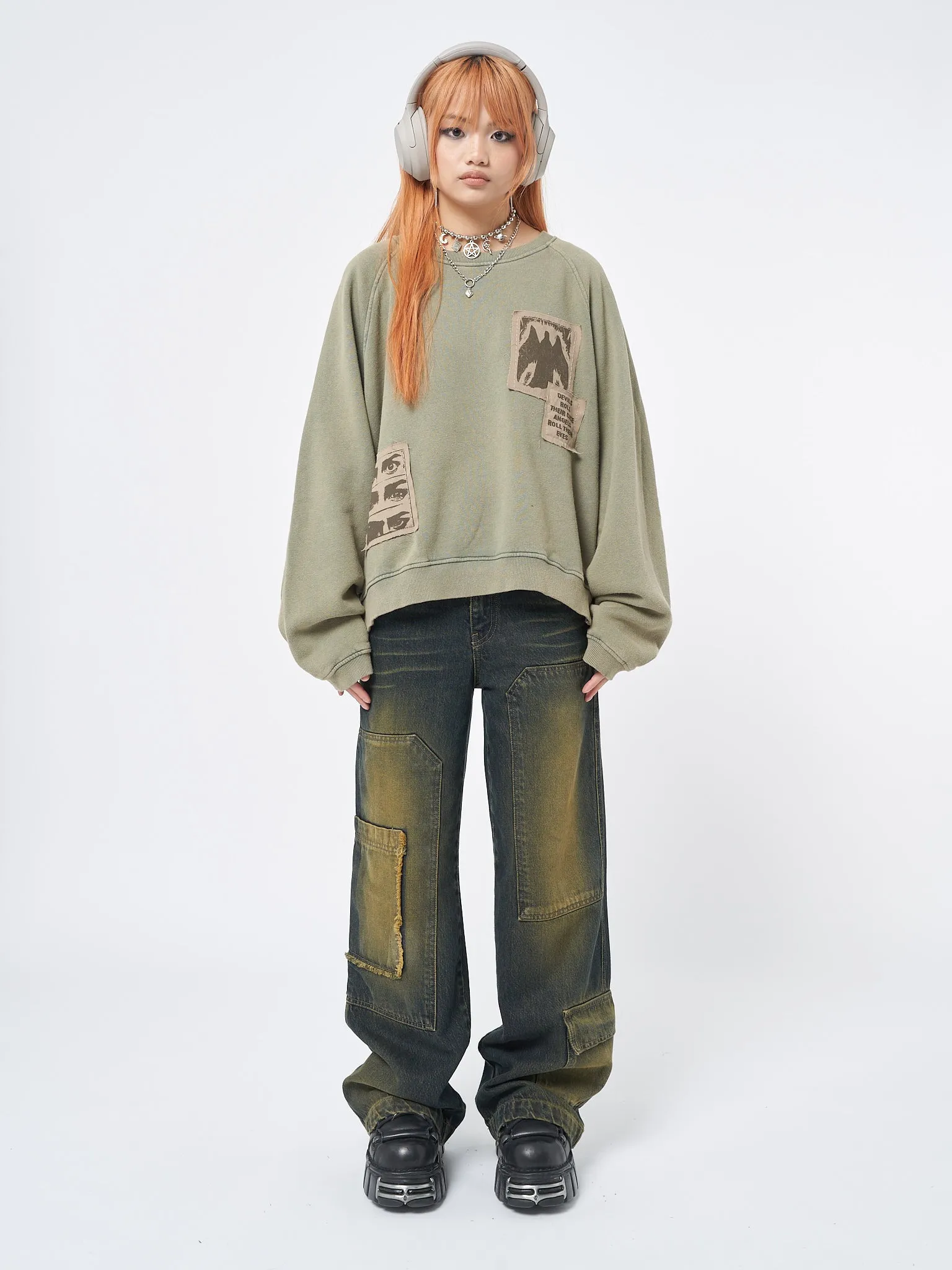 Patch Me Up Sweatshirt sold by Minga London product image thumbnail 5