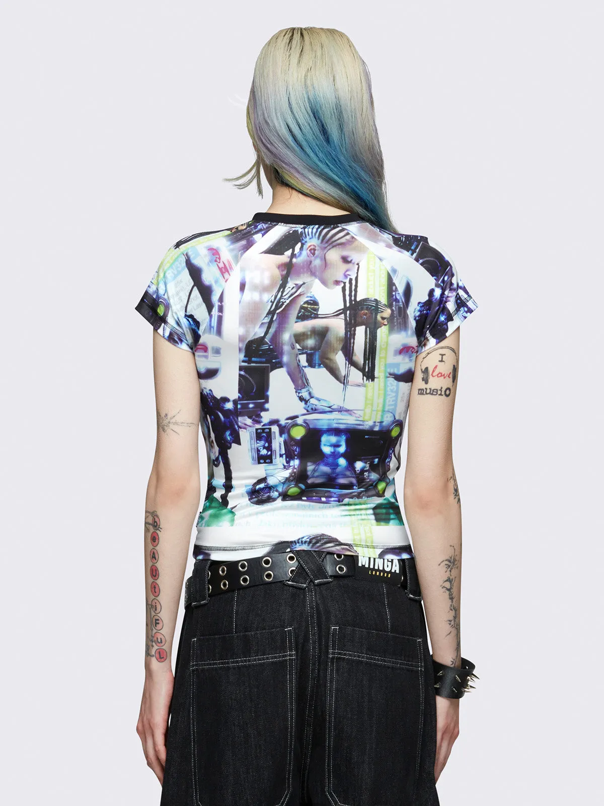 Minga x Pepela NYC Cycling Jersey T-Shirt sold by Minga London product image thumbnail 4