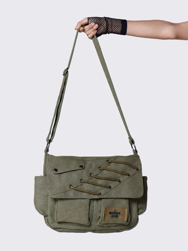 Minga Star Canvas Messenger Bag | Parallel