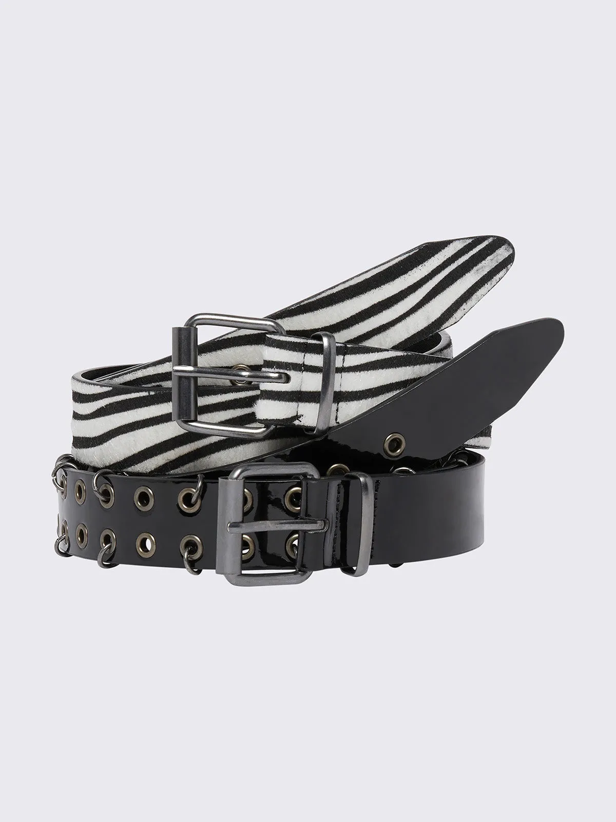 Vixen Zebra 2 Pc Belt Set sold by Minga London