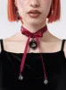 Pandora Heart Satin Ribbon Choker sold by Minga London