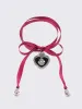 Pandora Heart Satin Ribbon Choker sold by Minga London