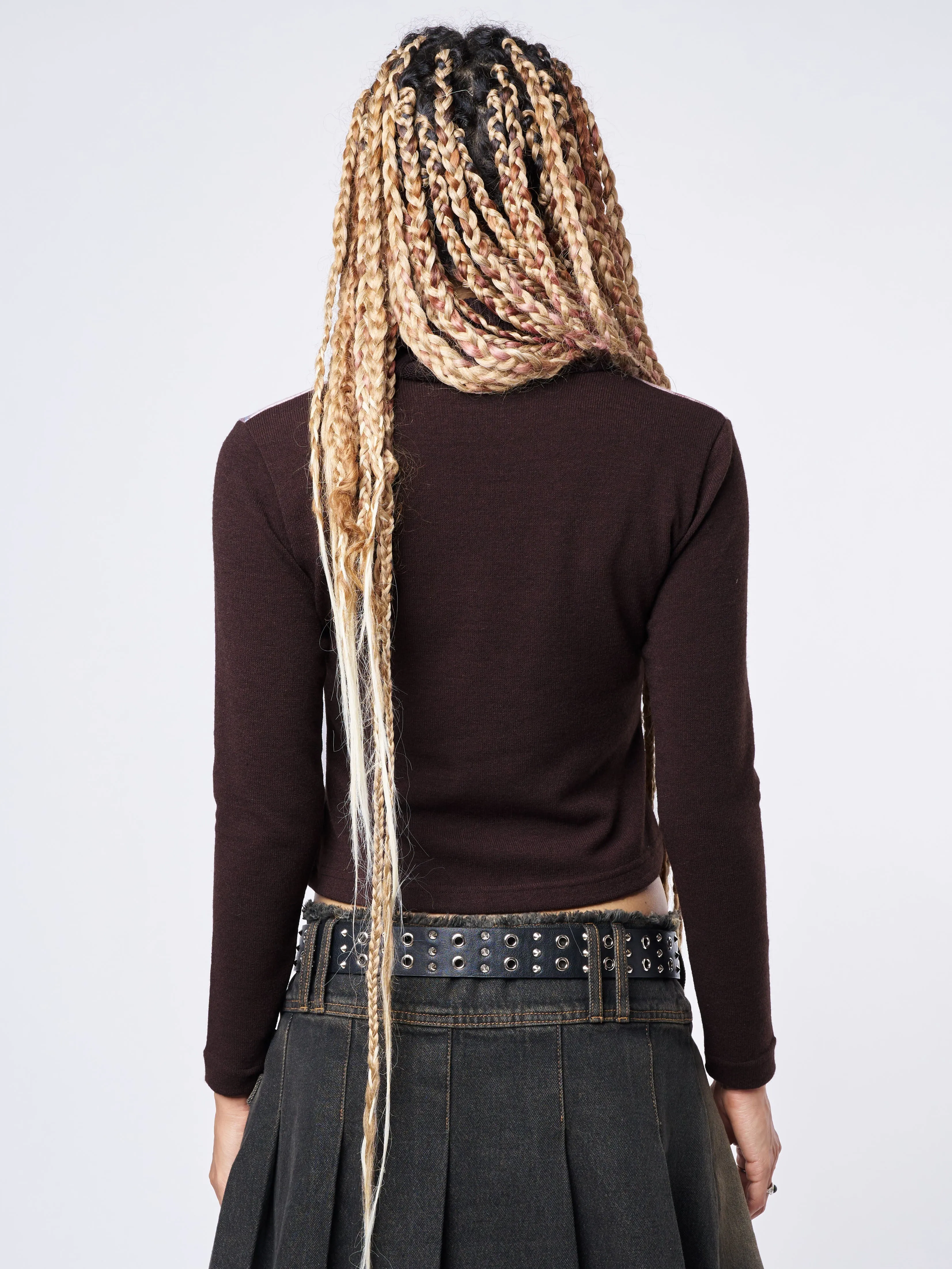 Jennie High Neck Graphic Top sold by Minga London product image thumbnail 5