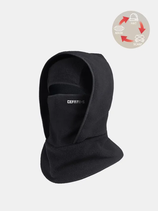 Outdoor Winter Warmth Three-in-one Design Balaclava Hat sold by Hoooyi