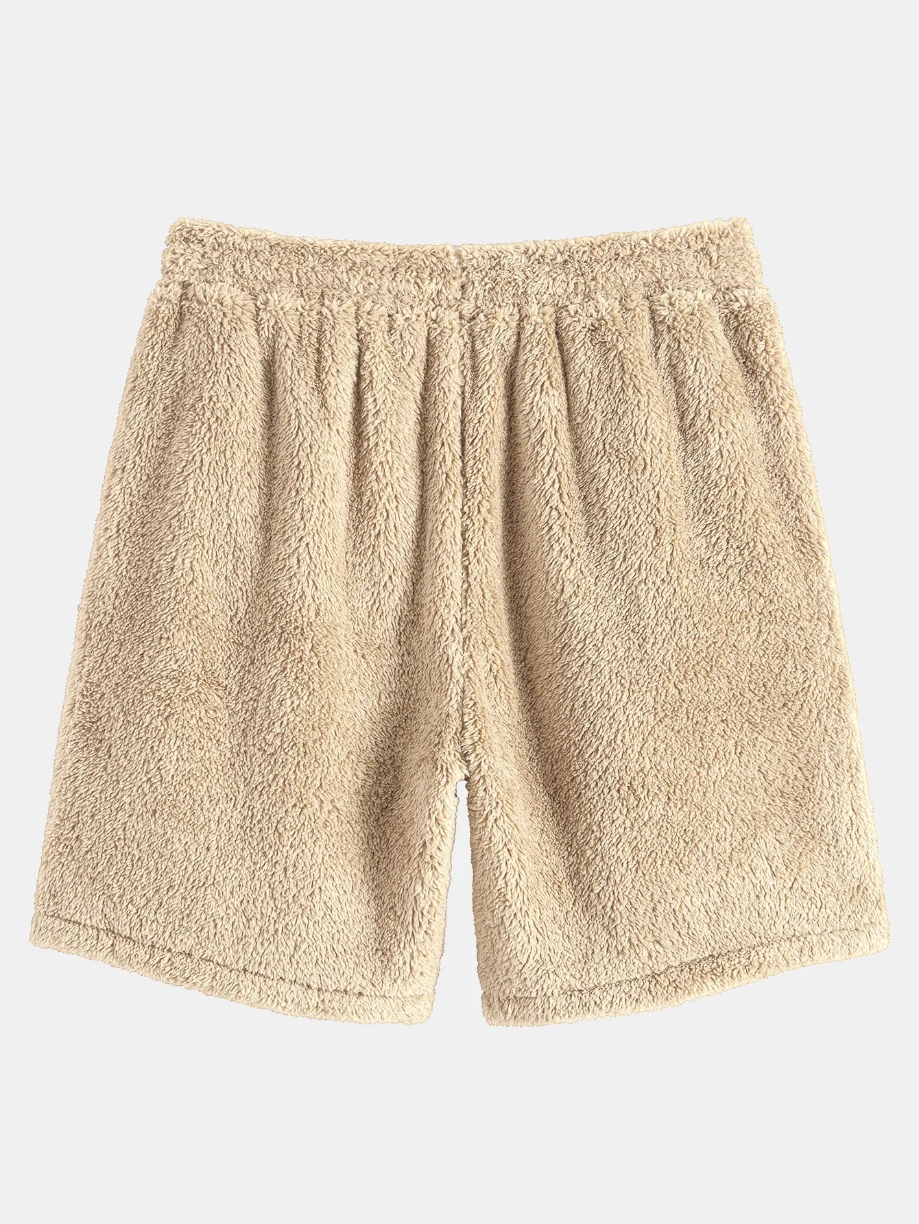 Basic Teddy Hoodie & Teddy Drawstring Shorts sold by Hoooyi product image thumbnail 5