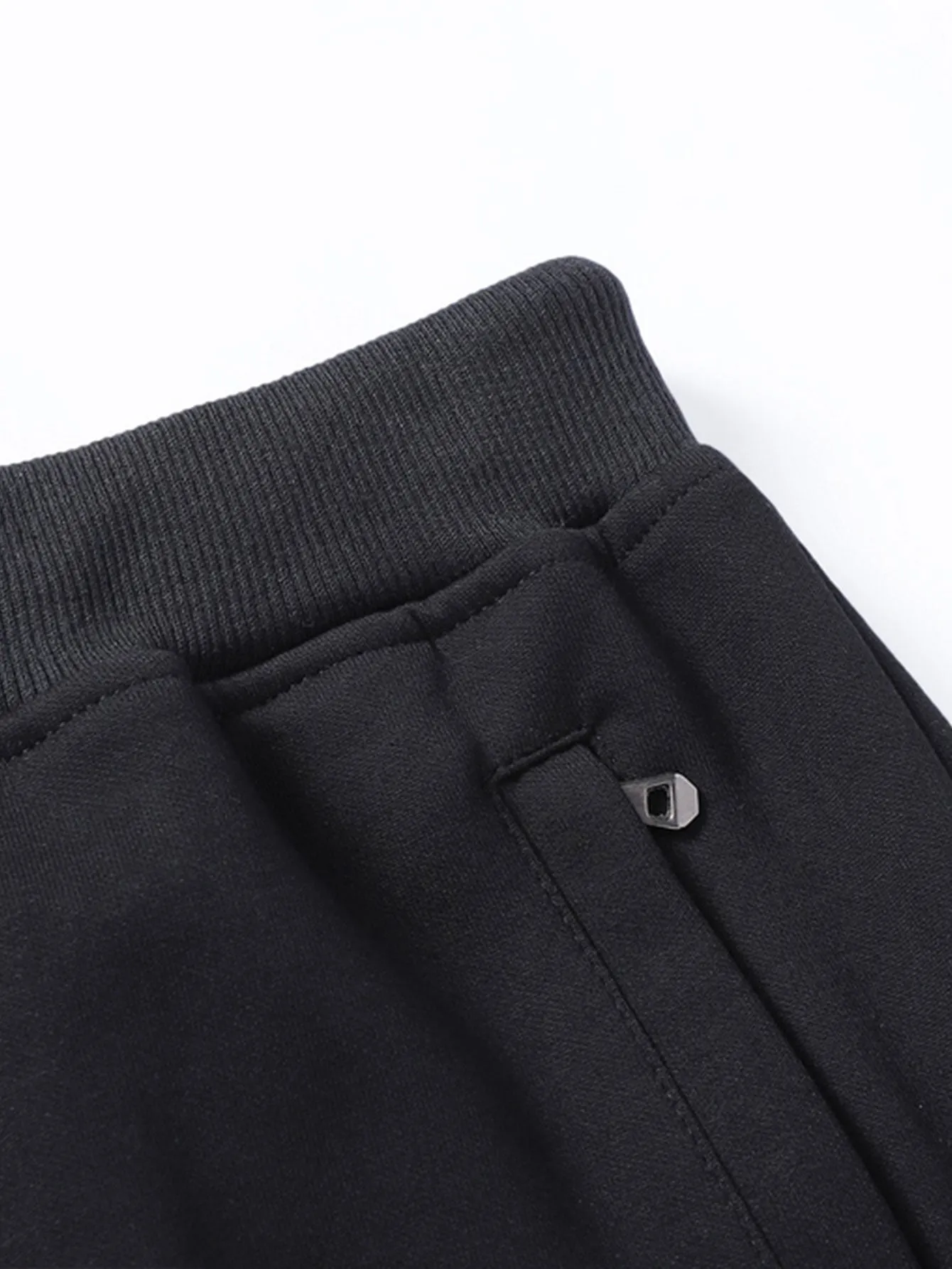 3 Pieces Solid Zipper Pocket Cotton Straight Leg Pants sold by Hoooyi product image thumbnail 5