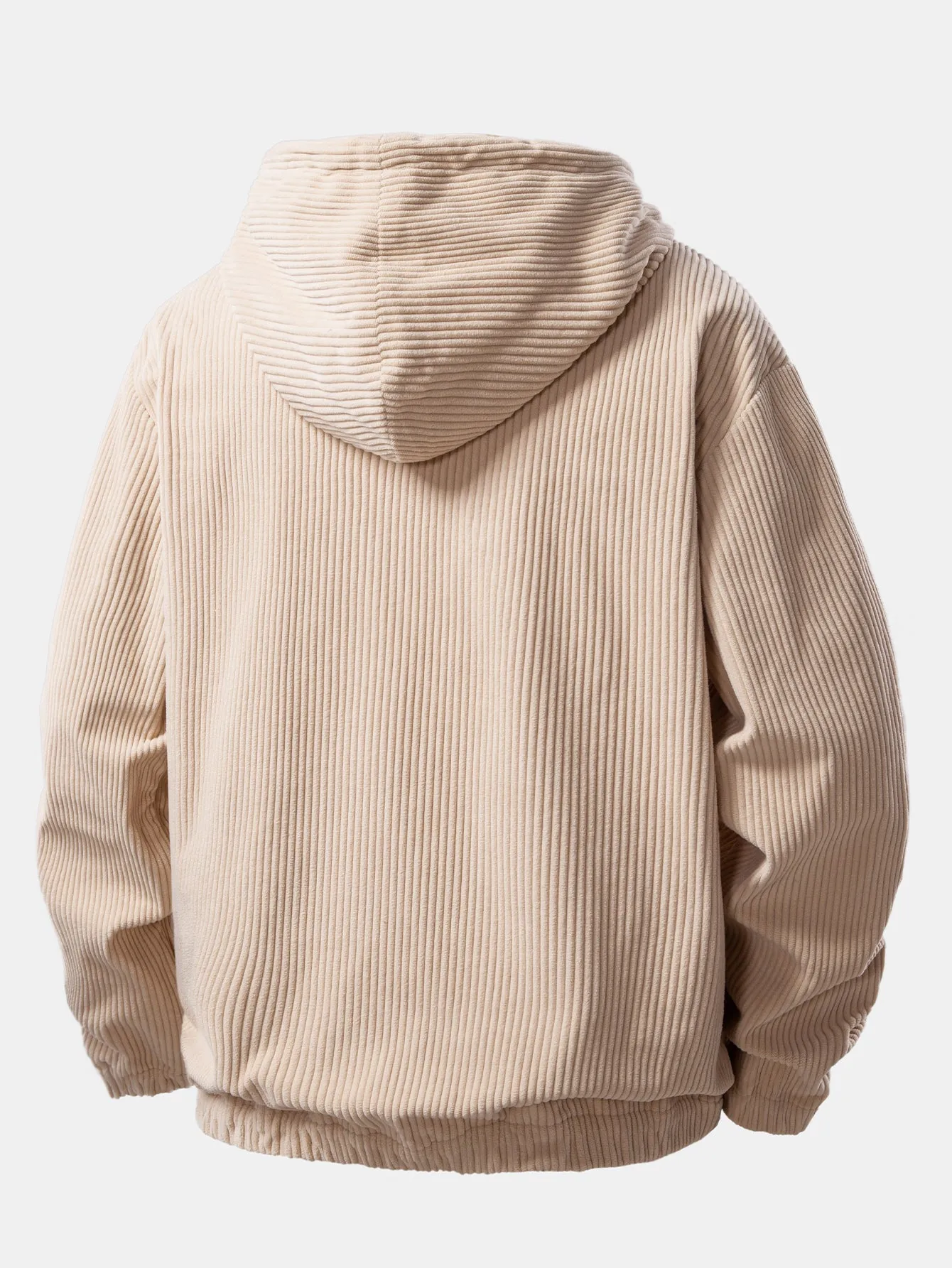 3 Pieces Corduroy Hoodie With Kangaroo Pocket sold by Hoooyi product image thumbnail 3