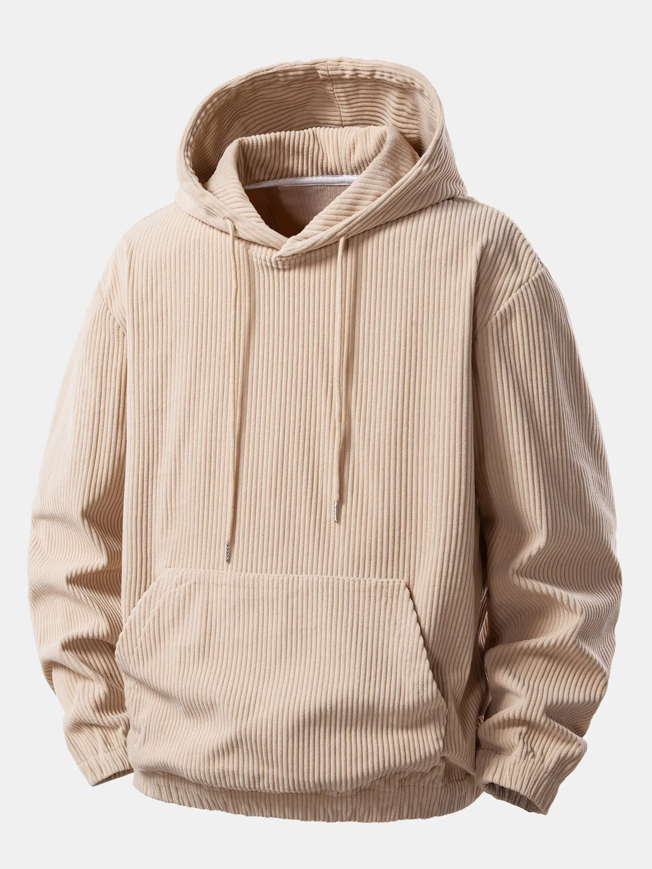 3 Pieces Corduroy Hoodie With Kangaroo Pocket sold by Hoooyi product image thumbnail 2