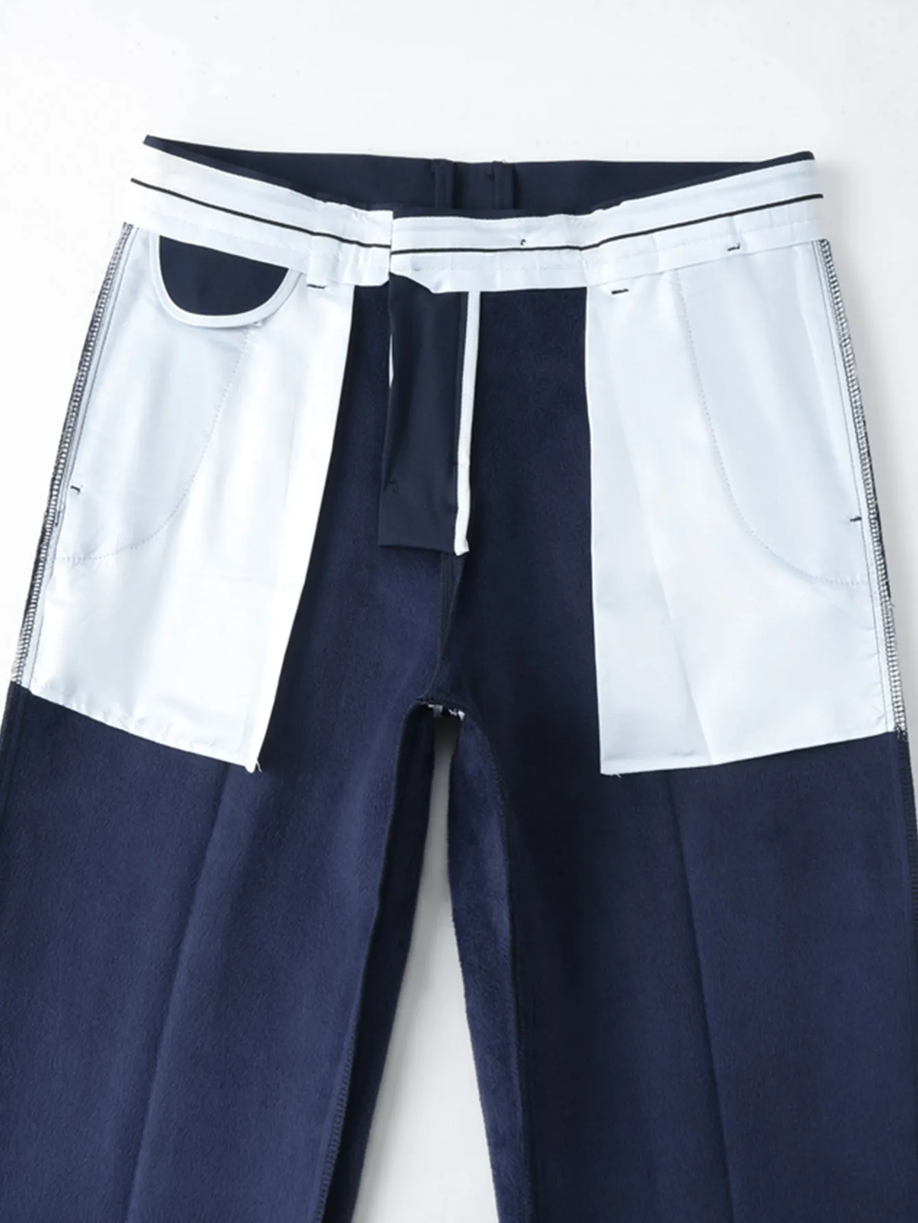 Warm Fleece-Lined Slim Fit Tapered Cropped Trousers sold by Hoooyi product image thumbnail 2