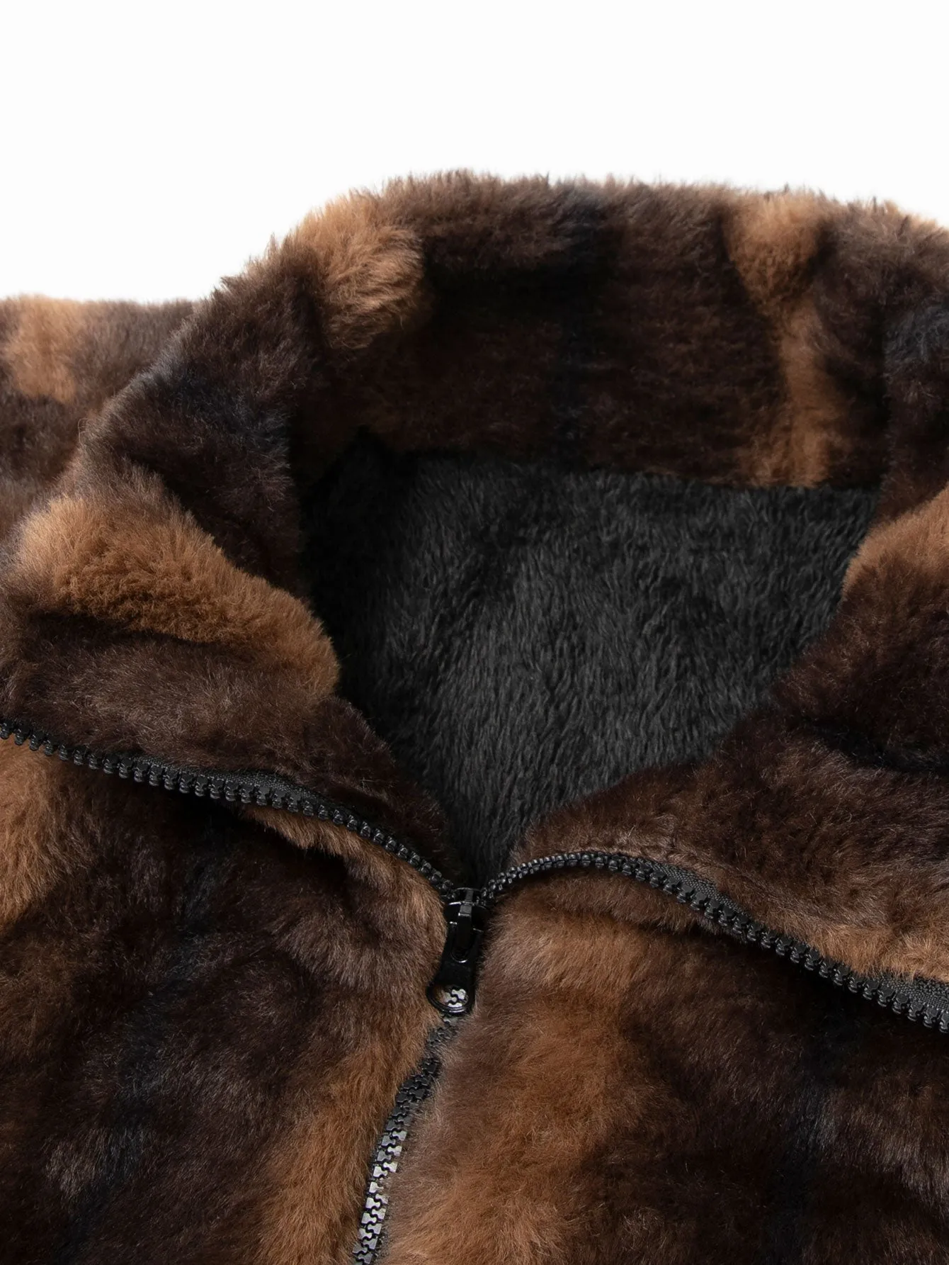 Faux Fur Zipper Jacket sold by Hoooyi product image thumbnail 5