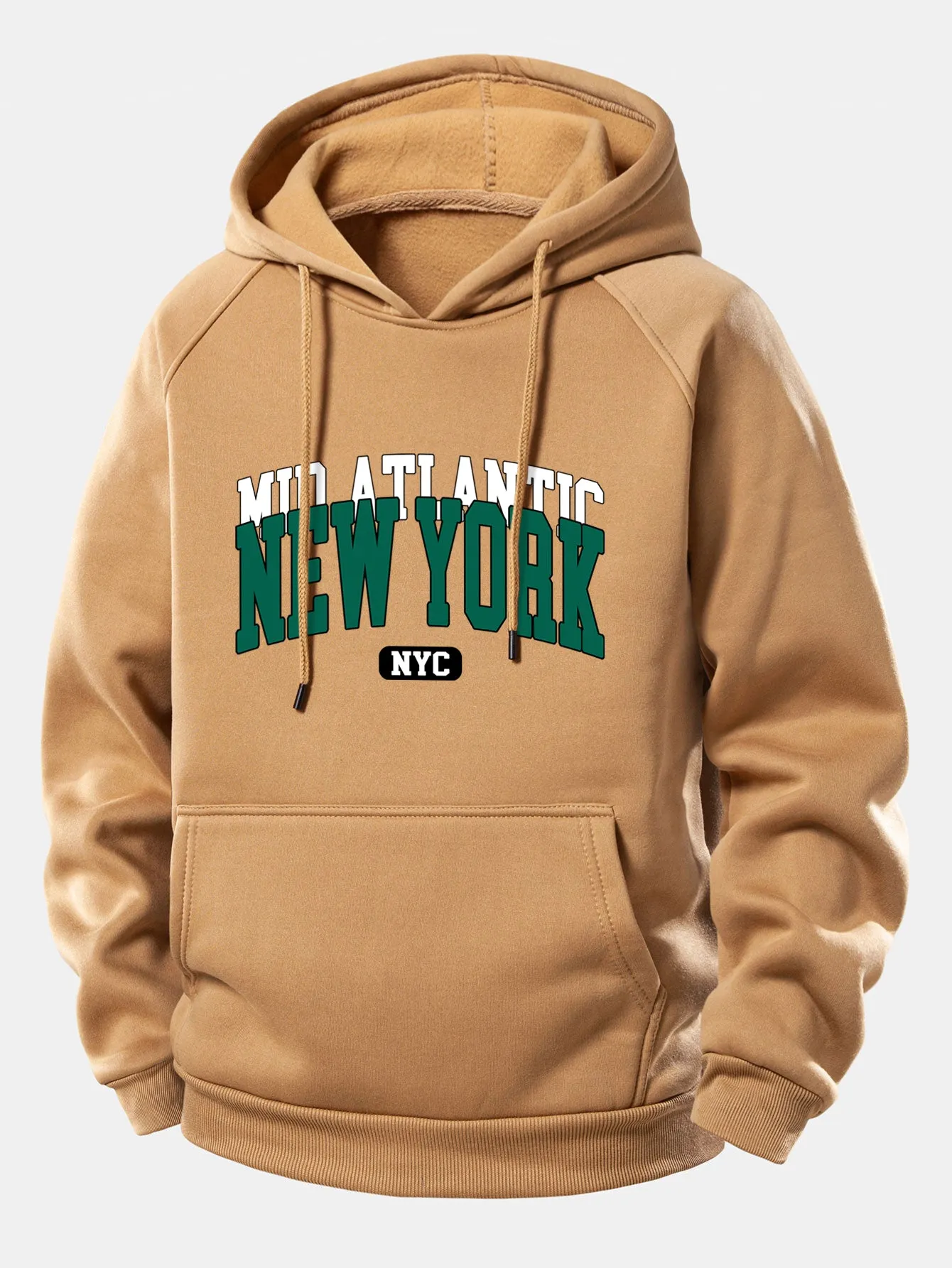 New York Print Drawstring Hoodie sold by Hoooyi product image thumbnail 4