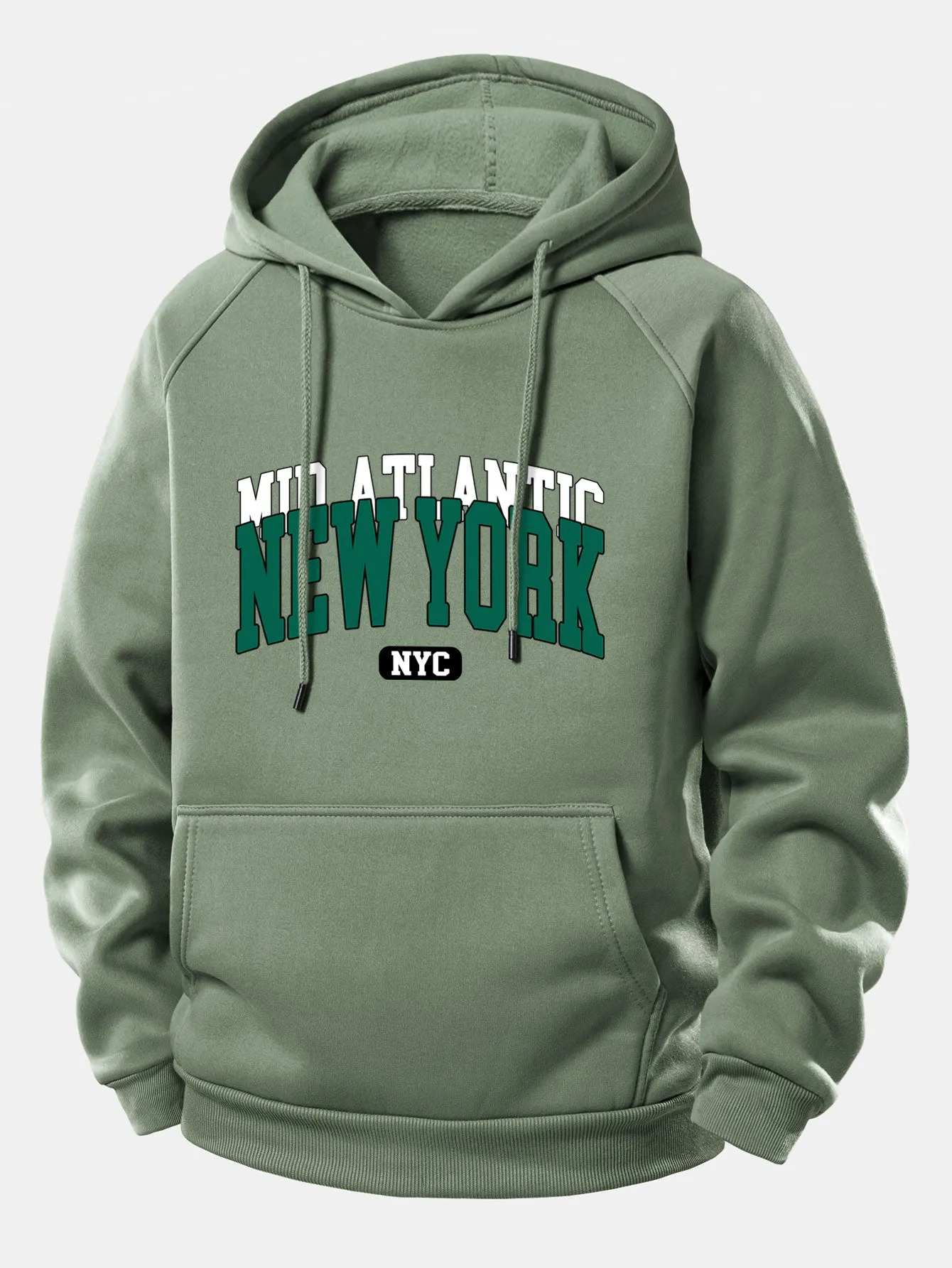 New York Print Drawstring Hoodie sold by Hoooyi product image thumbnail 5