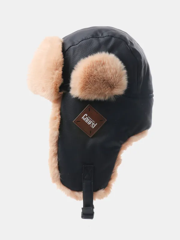Winter Thermal Lining Aviator Hat With Ear Flaps sold by Hoooyi