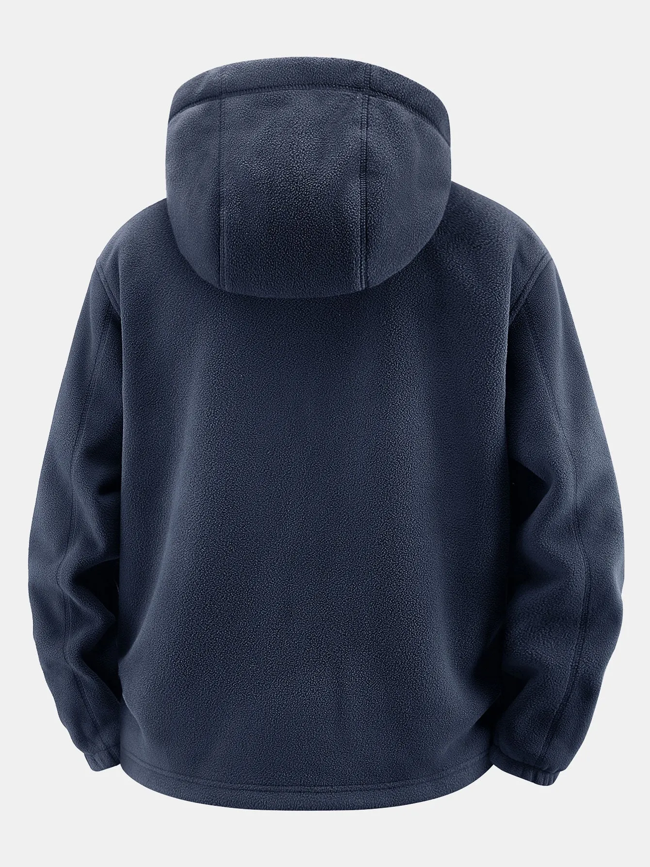 Teddy Fleece Lined Polar Fleece Hooded Coat sold by Hoooyi product image thumbnail 2