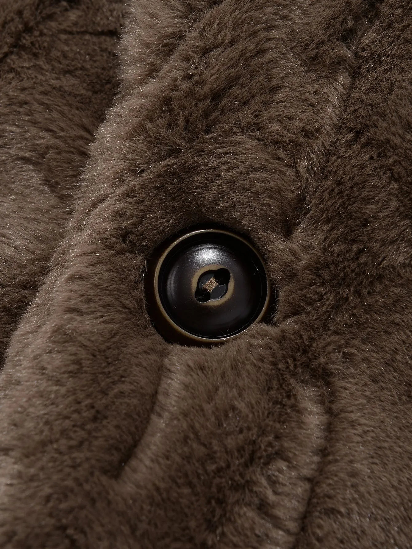 Faux Fur Notch Lapel Jacket sold by Hoooyi product image thumbnail 5