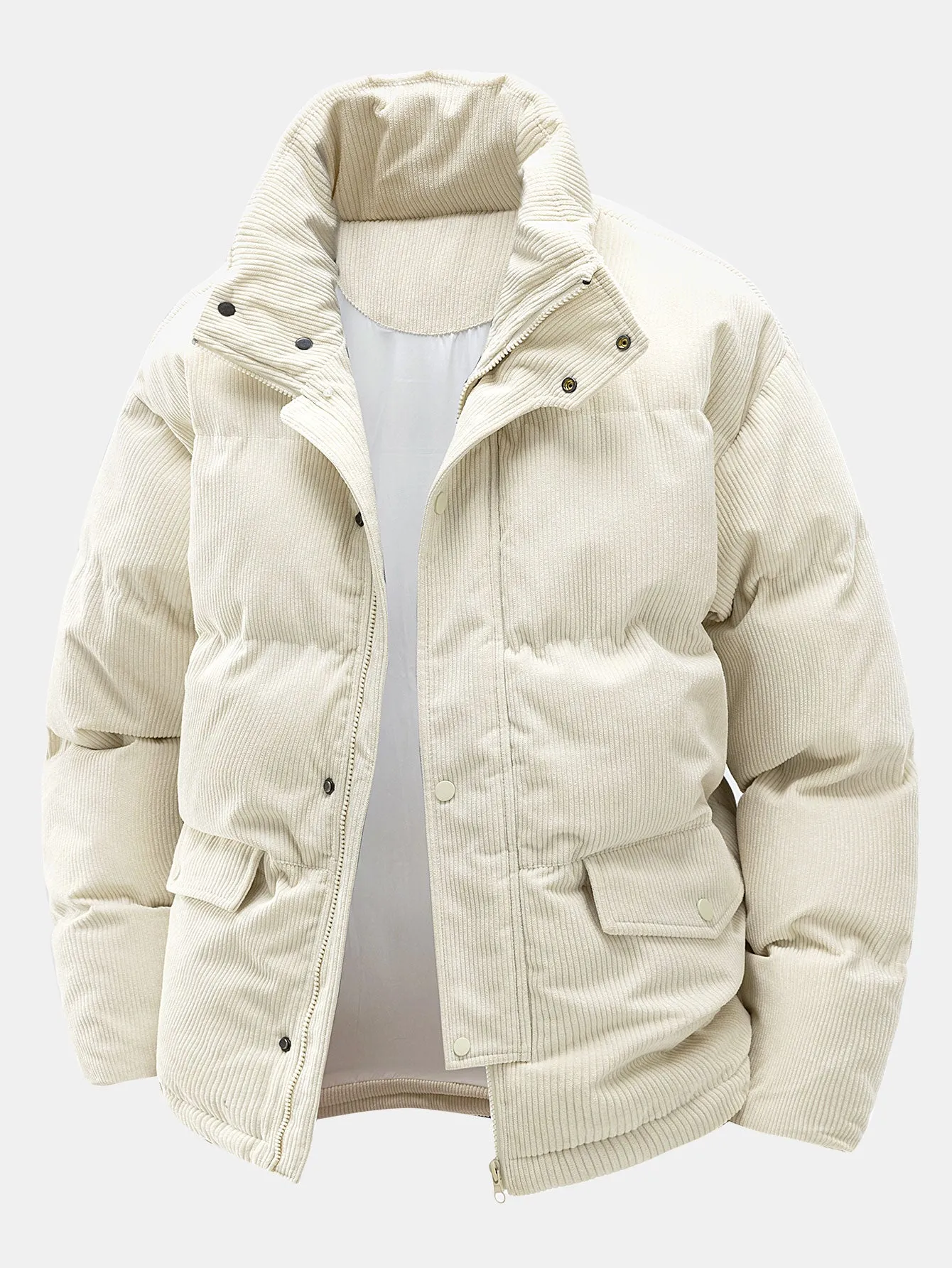 Corduroy Puffer Jacket sold by Hoooyi product image thumbnail 5