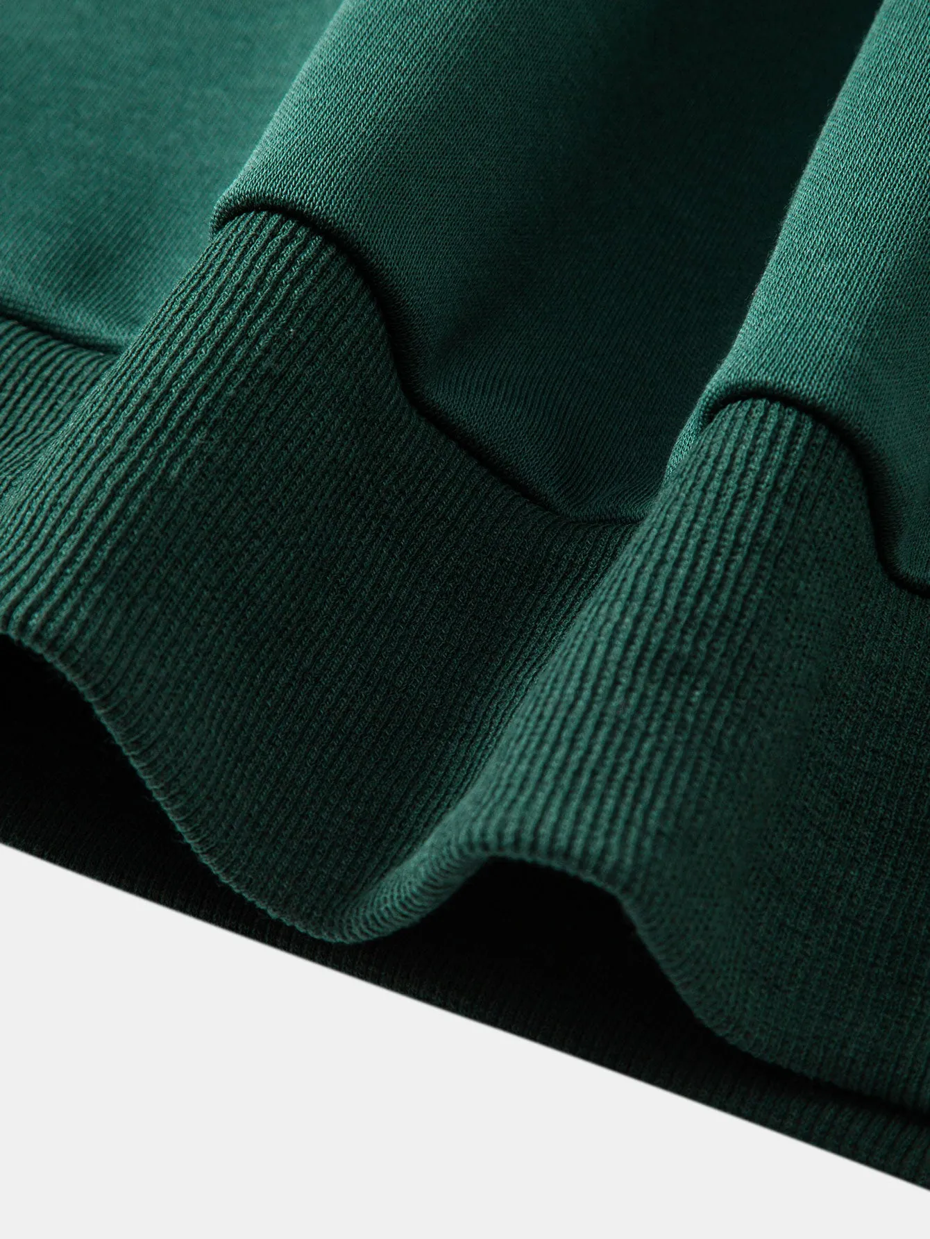 Relax Fit Contrast Color Quarter Zip Sweatshirt sold by Hoooyi product image thumbnail 5