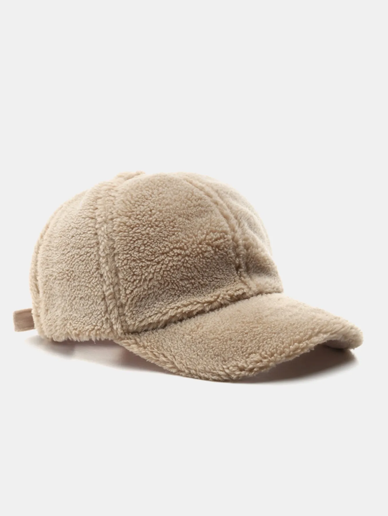 Fashion Retro Warm Granular Fleece Baseball Cap sold by Hoooyi product image thumbnail 4
