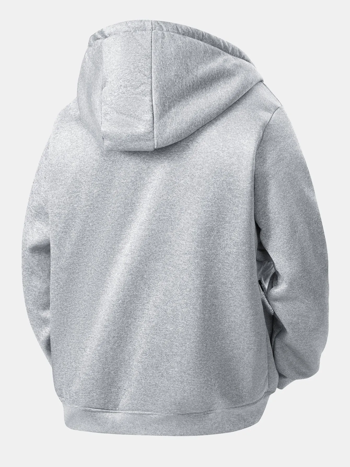Teddy Lined Zipper Hoodie sold by Hoooyi product image thumbnail 3