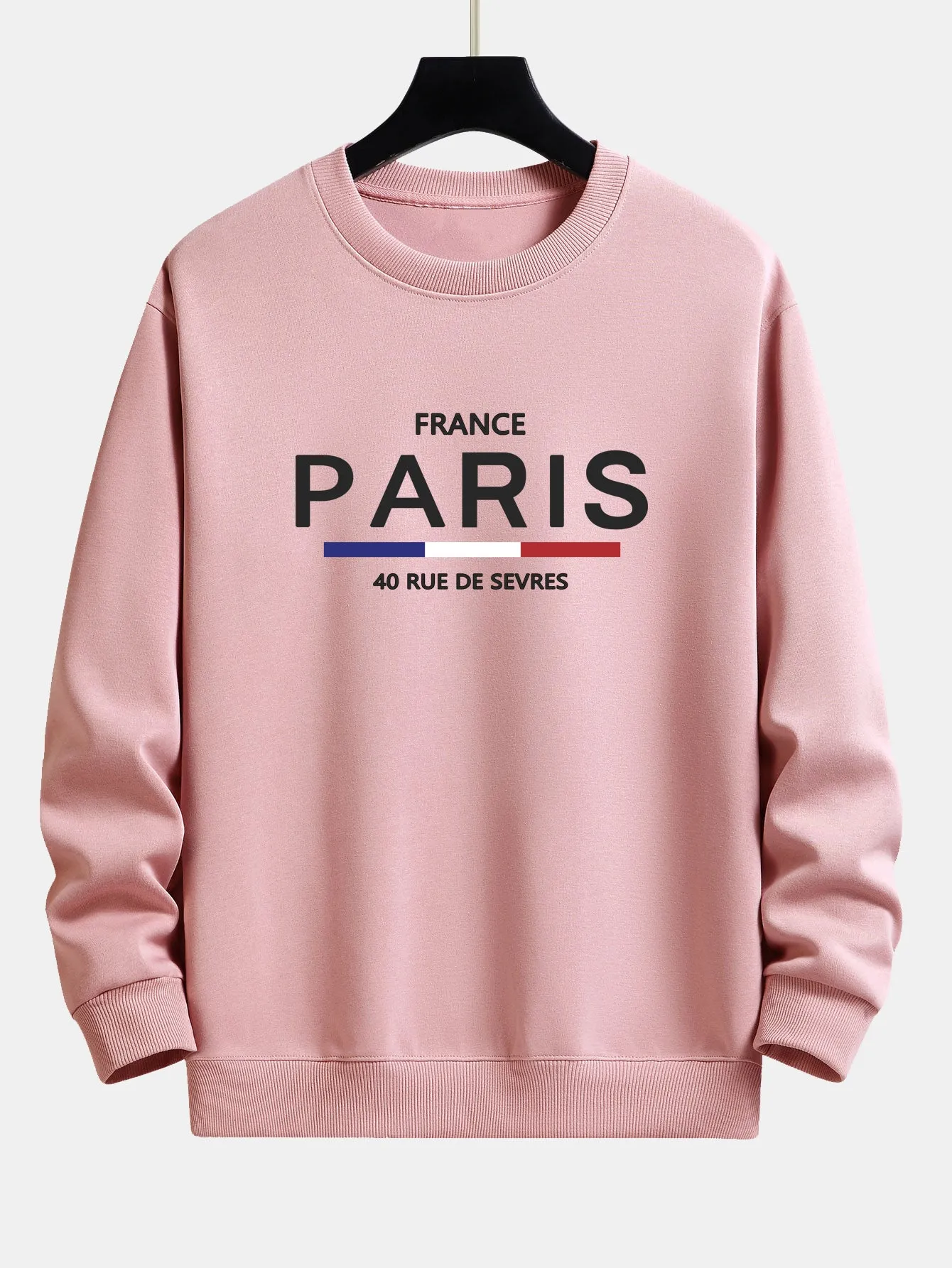 Paris Print Relax Fit Sweatshirt sold by Hoooyi product image thumbnail 3