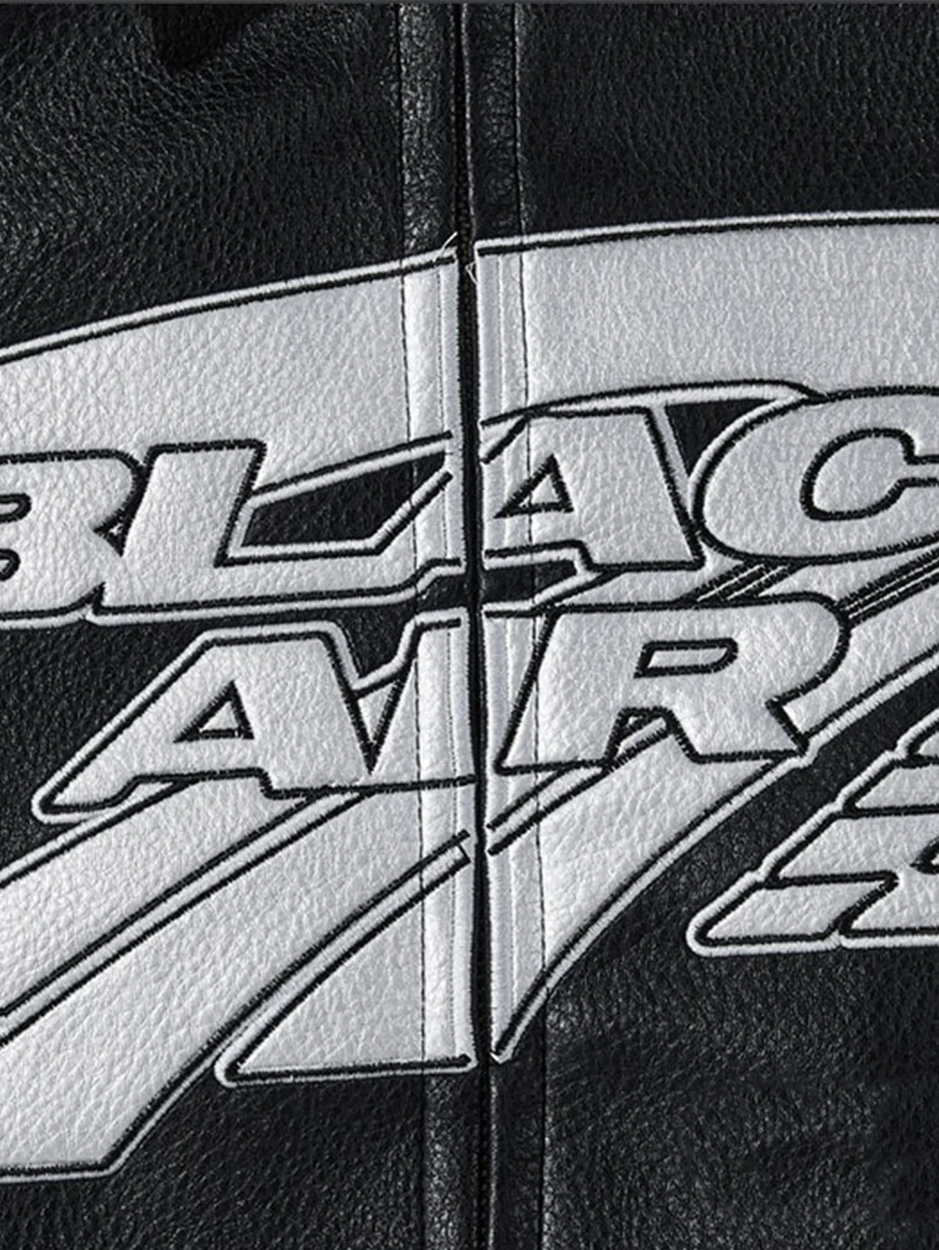 Black Air Techwear Leather Jacket sold by Hoooyi product image thumbnail 2