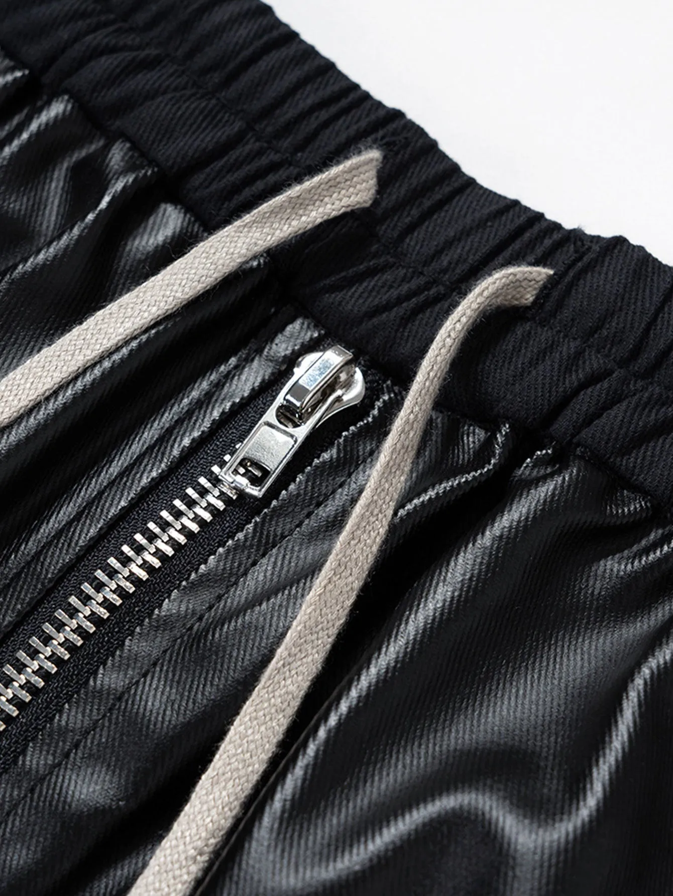 PU Leather Cargo Wide-Leg Pants sold by Hoooyi product image thumbnail 3