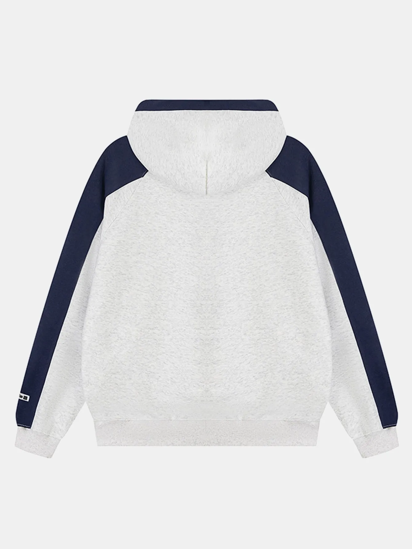 Contrast Slogan Print Hoodie sold by Hoooyi product image thumbnail 2