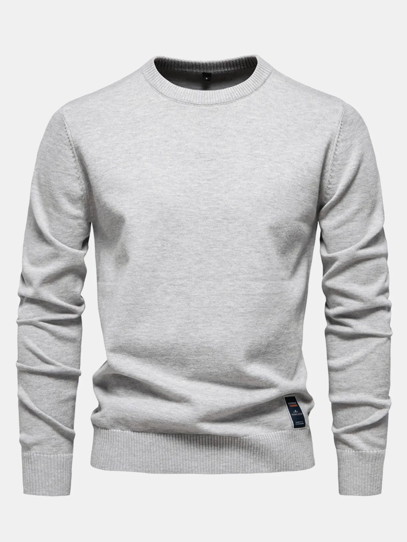 Long Sleeved Crew Neck Sweater sold by Hoooyi product image thumbnail 4