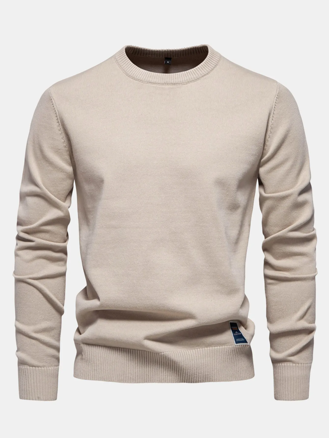 Long Sleeved Crew Neck Sweater sold by Hoooyi product image thumbnail 5