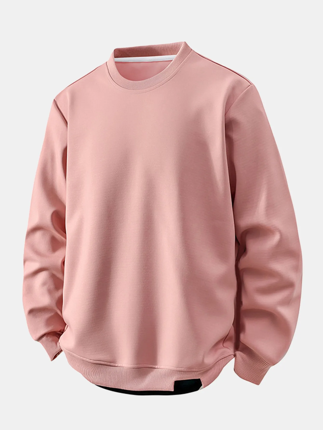 Relax Fit 2 In 1 Crew Neck Sweatshirt sold by Hoooyi product image thumbnail 5