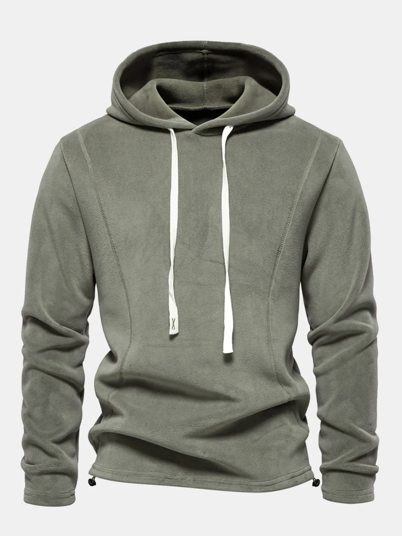 Polar Fleece Hoodie sold by Hoooyi product image thumbnail 3