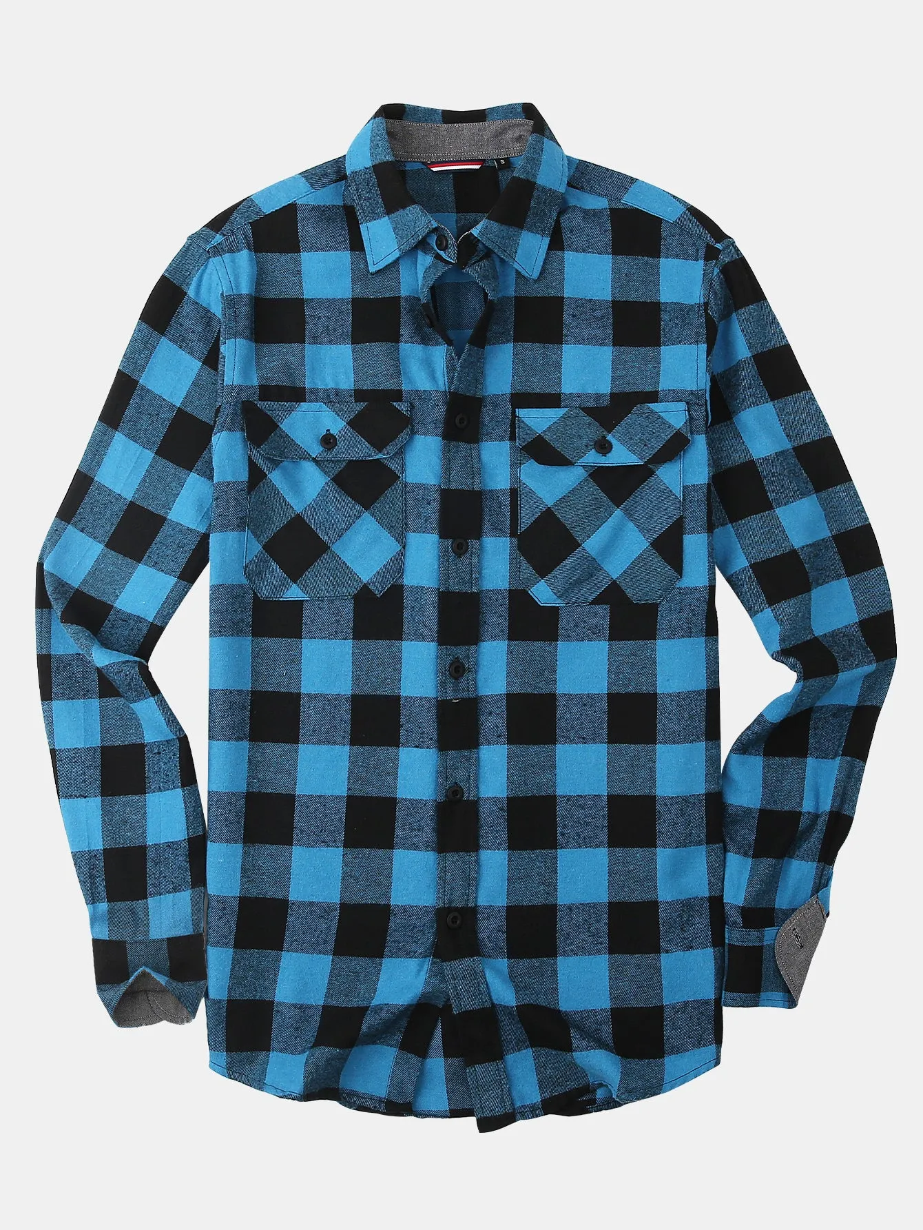 Flannel Plaid Button Up Shirt sold by Hoooyi