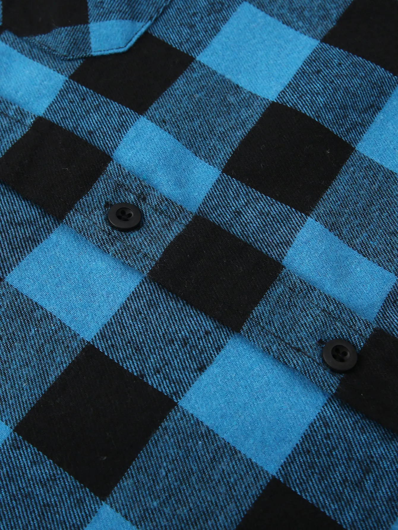 Flannel Plaid Button Up Shirt sold by Hoooyi product image thumbnail 5