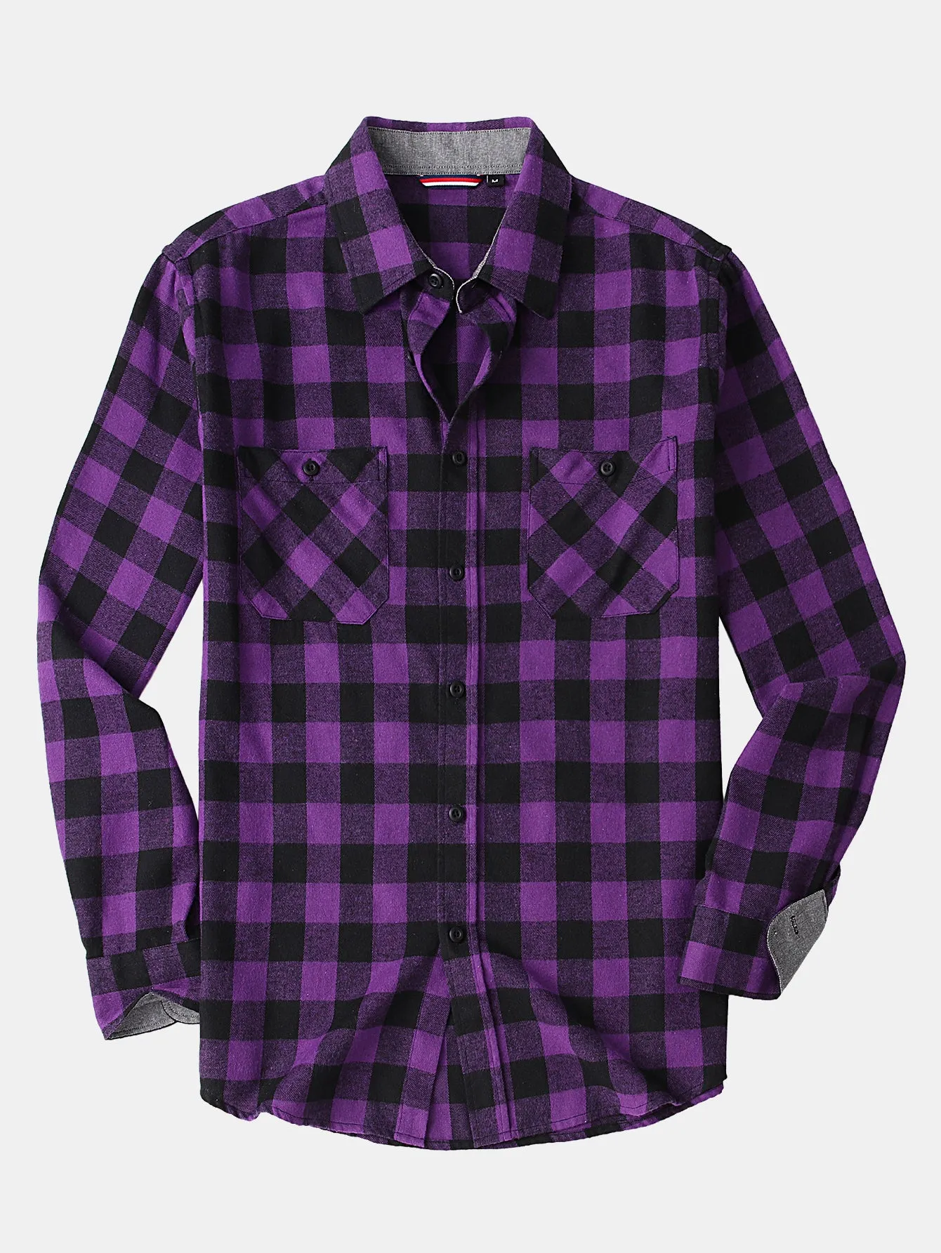 Flannel Plaid Button Up Shirt sold by Hoooyi product image thumbnail 5