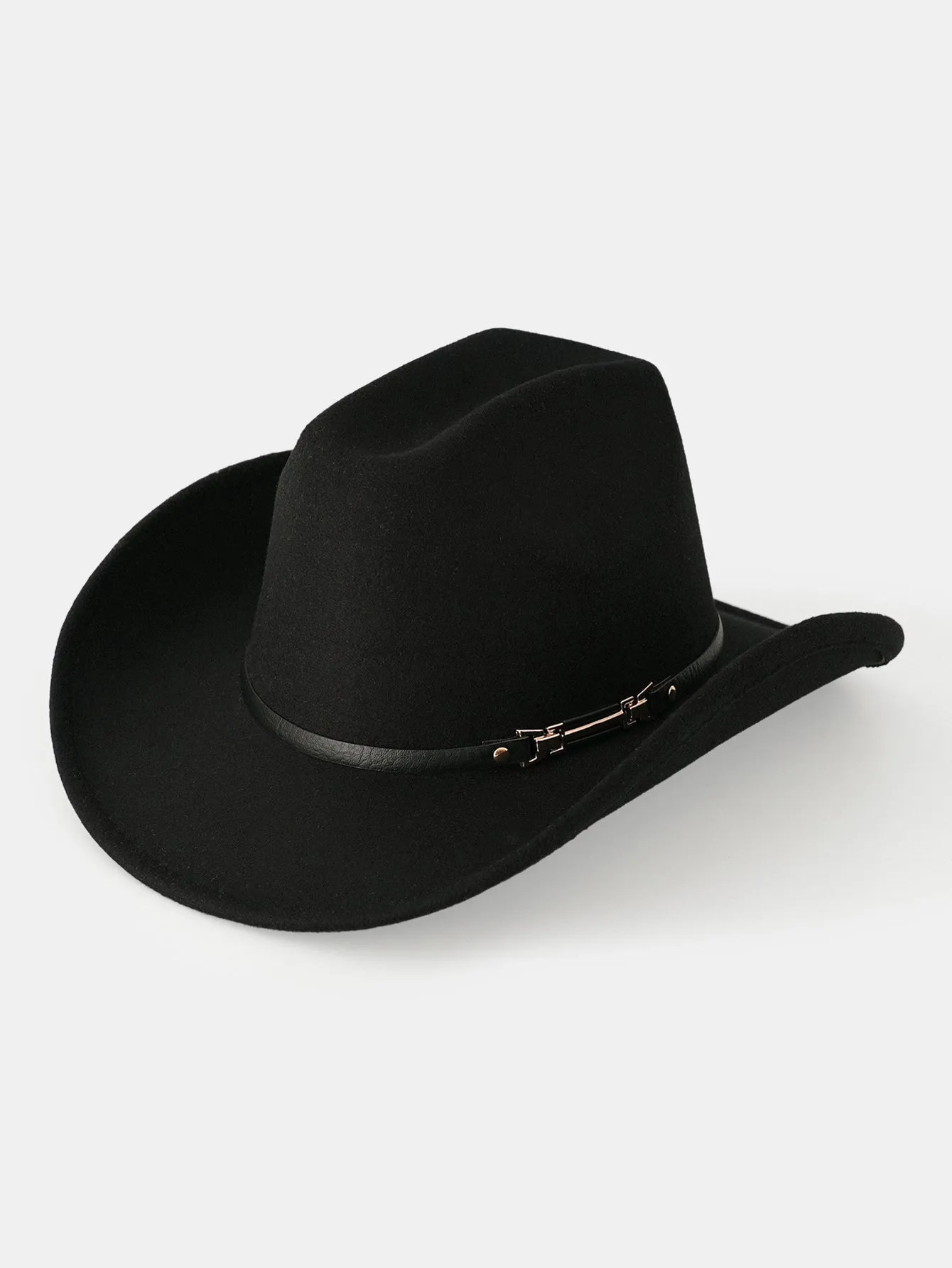 Leather Belt Decor Cowboy Hat sold by Hoooyi