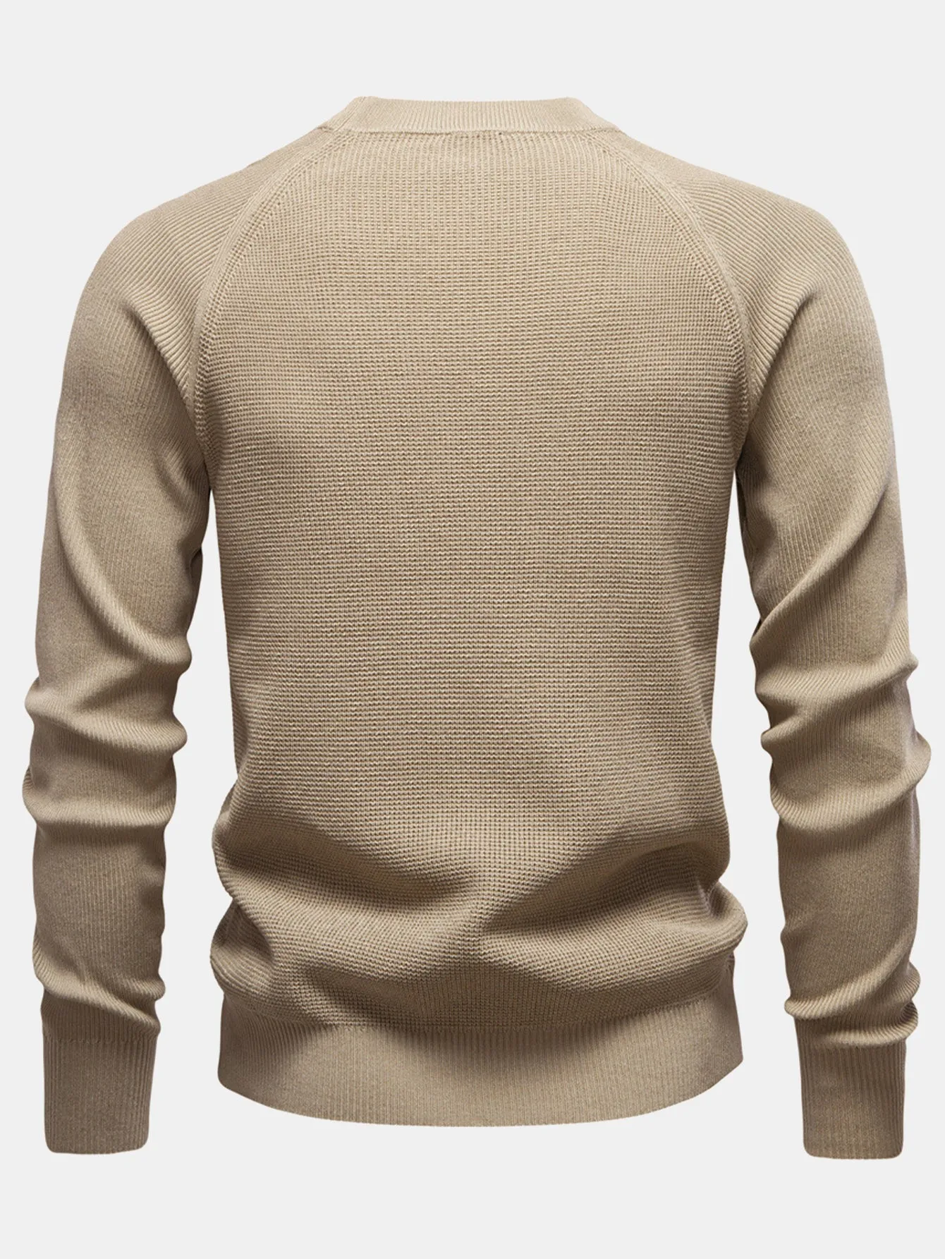 Raglan Sleeve Textured Sweater sold by Hoooyi product image thumbnail 4