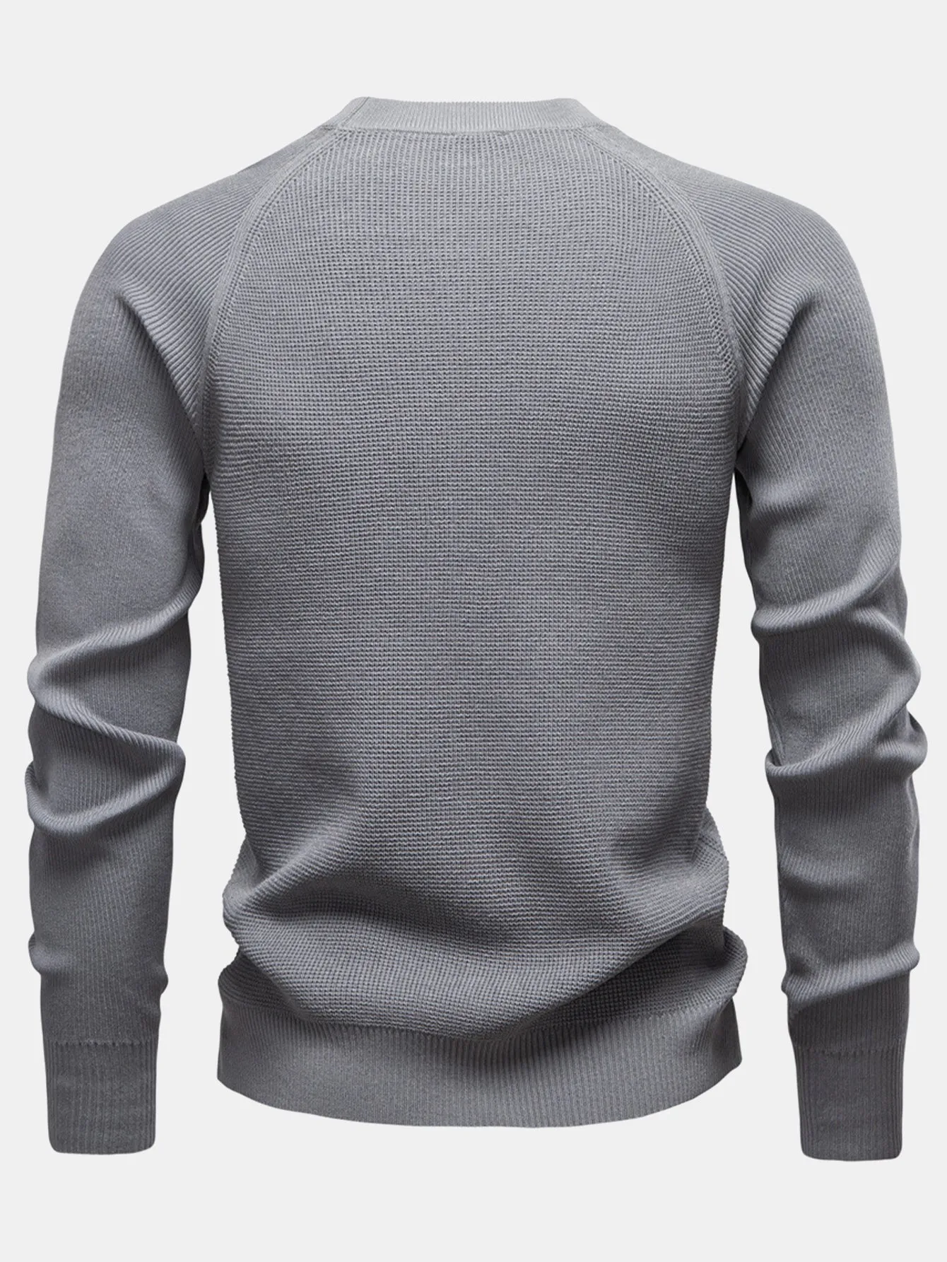 Raglan Sleeve Textured Sweater sold by Hoooyi product image thumbnail 2