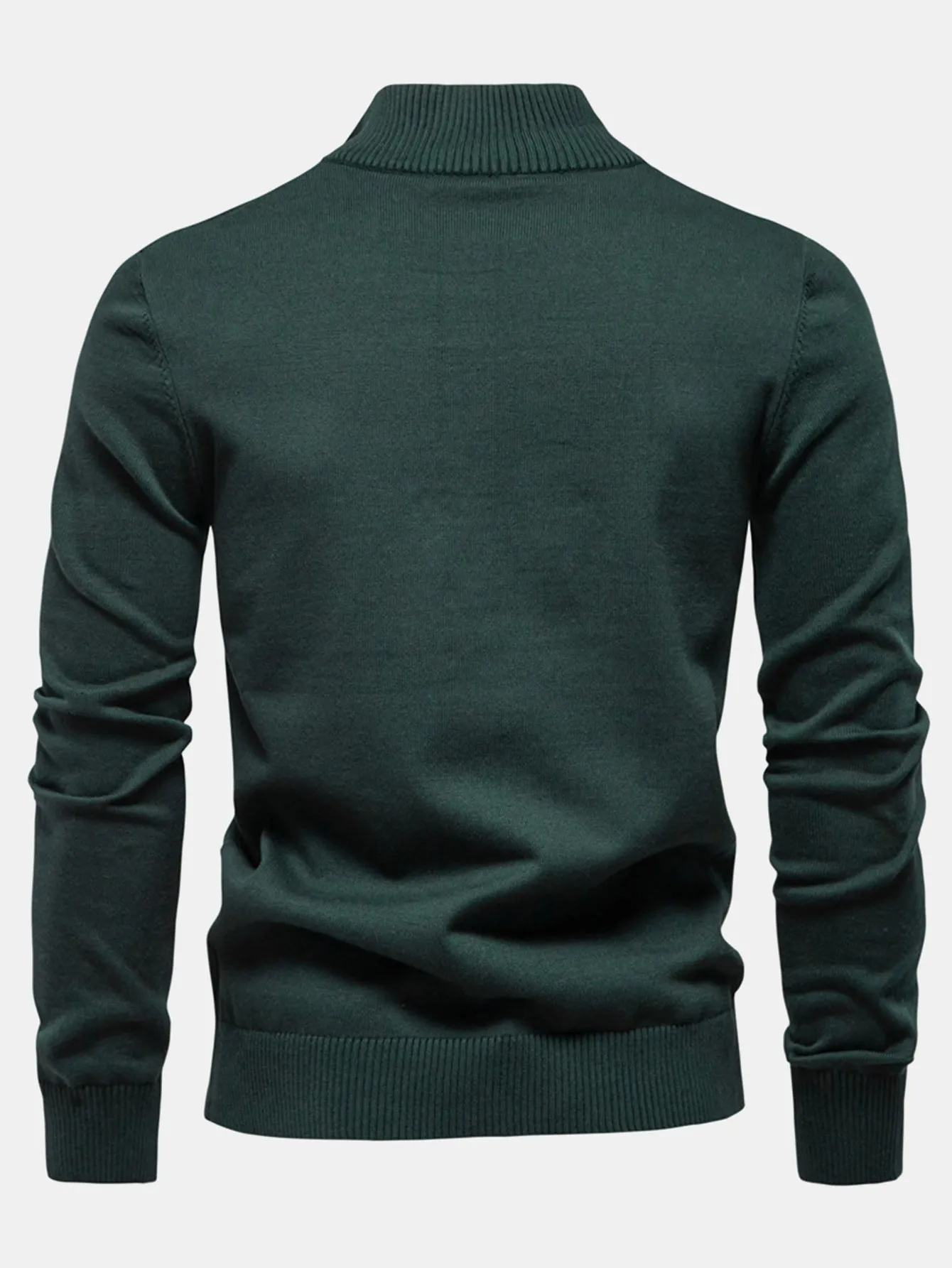 Stripe Quarter-Zip Sweater sold by Hoooyi product image thumbnail 2