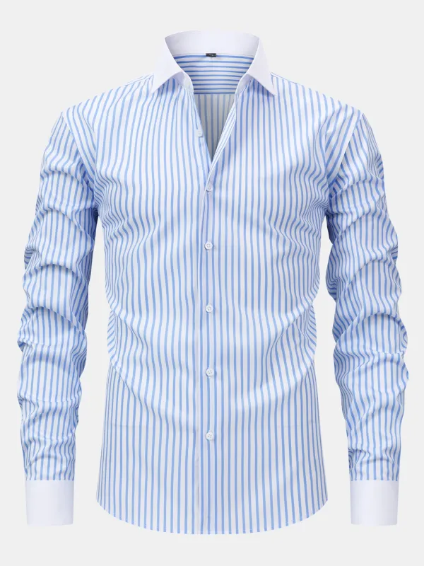 Non-Iron Stripe Winchester Shirt sold by Hoooyi