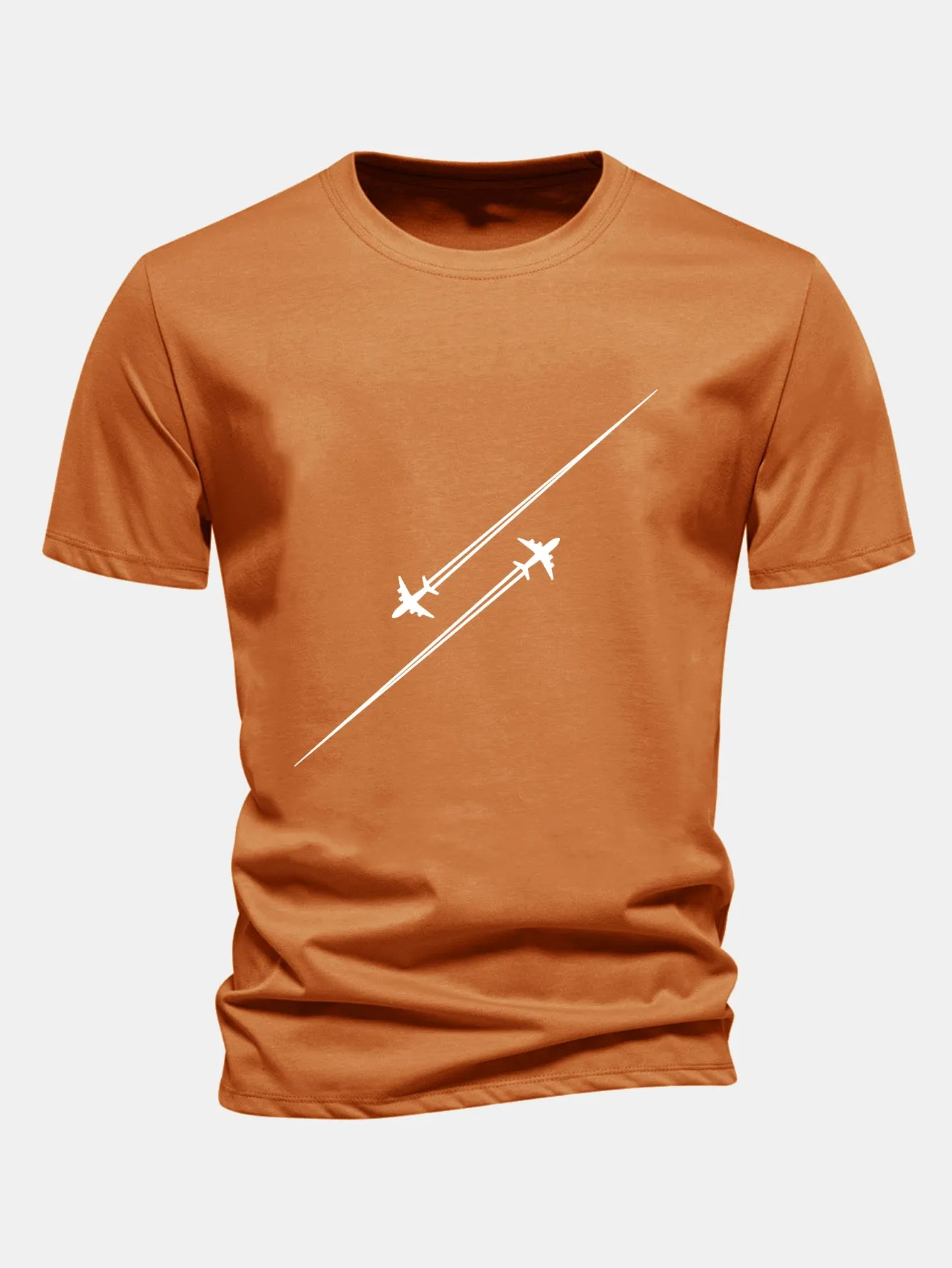 Regular Fit Fighter Jets Print Cotton T-Shirt sold by Hoooyi product image thumbnail 5