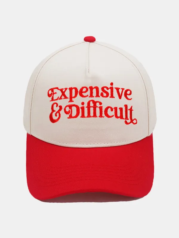 Expensive & Difficult Embroidery Baseball Cap sold by Hoooyi