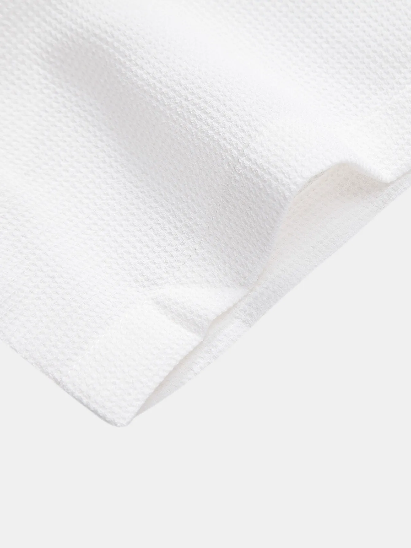 Waffle Textured Stand Collar Shirt sold by Hoooyi product image thumbnail 4