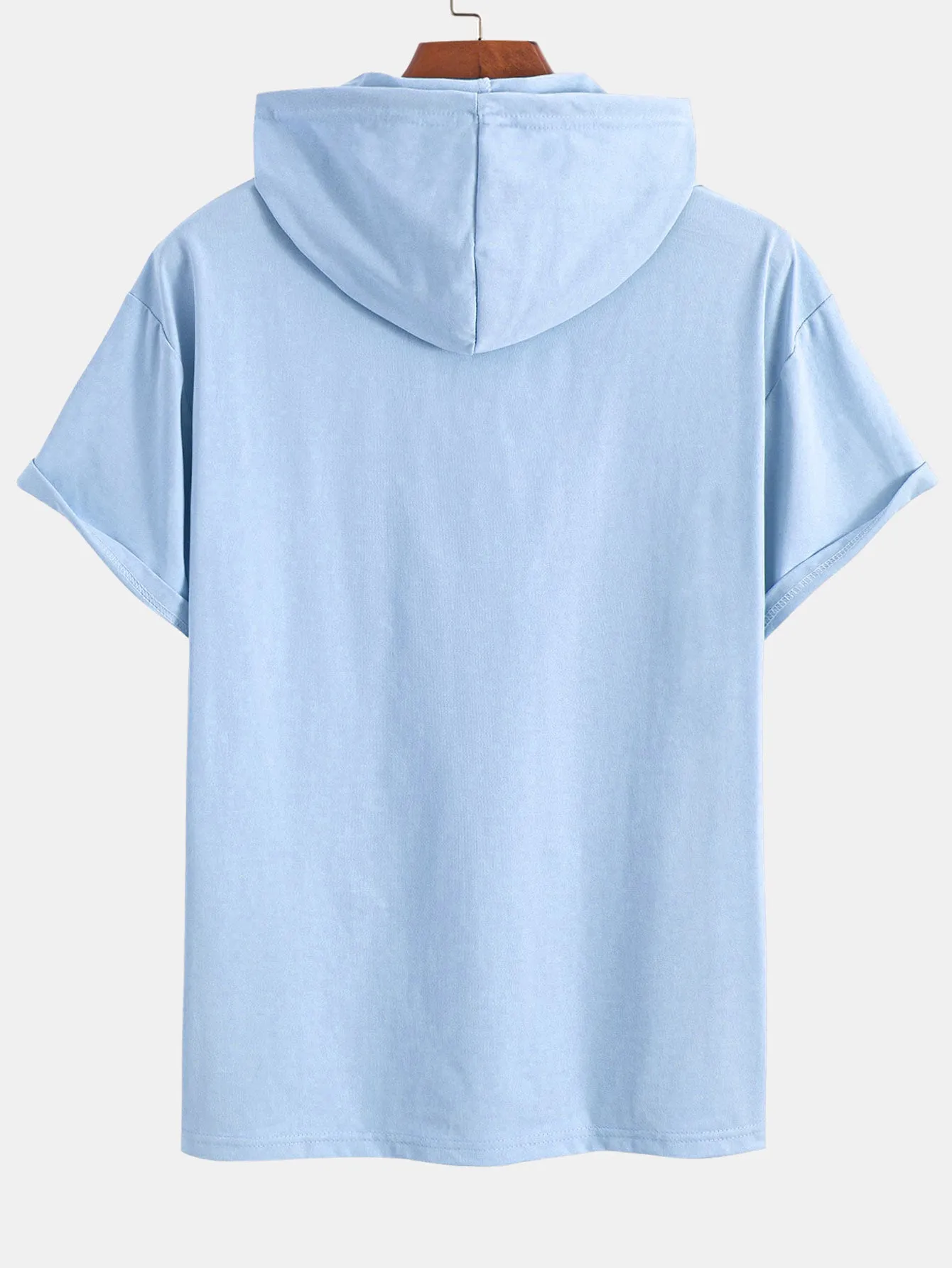 Relax Fit Hooded T-Shirt sold by Hoooyi product image thumbnail 4