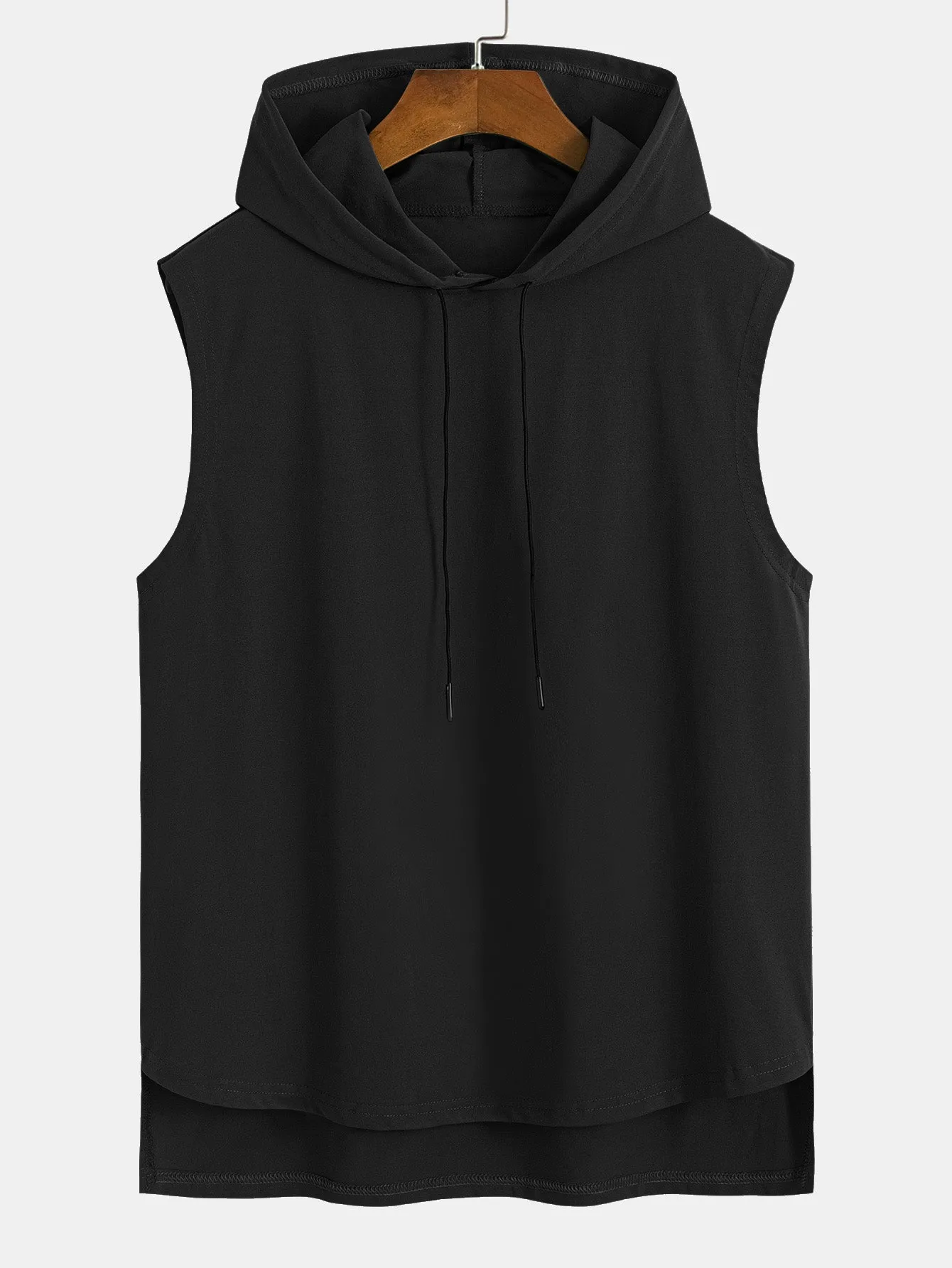 Sleeveless Hooded T-Shirt sold by Hoooyi product image thumbnail 3